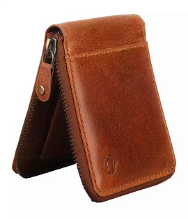 Zipper Leather Wallet Dealers In Cologne