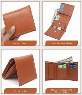 Tri-fold Leather Wallet Suppliers In United States Of America